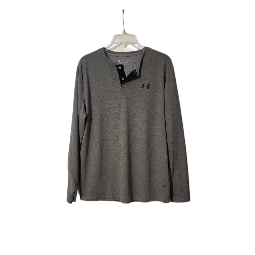 Under Armour   Cold Gear   Men's Large   Long Sleeve   T-Shirt    Gray